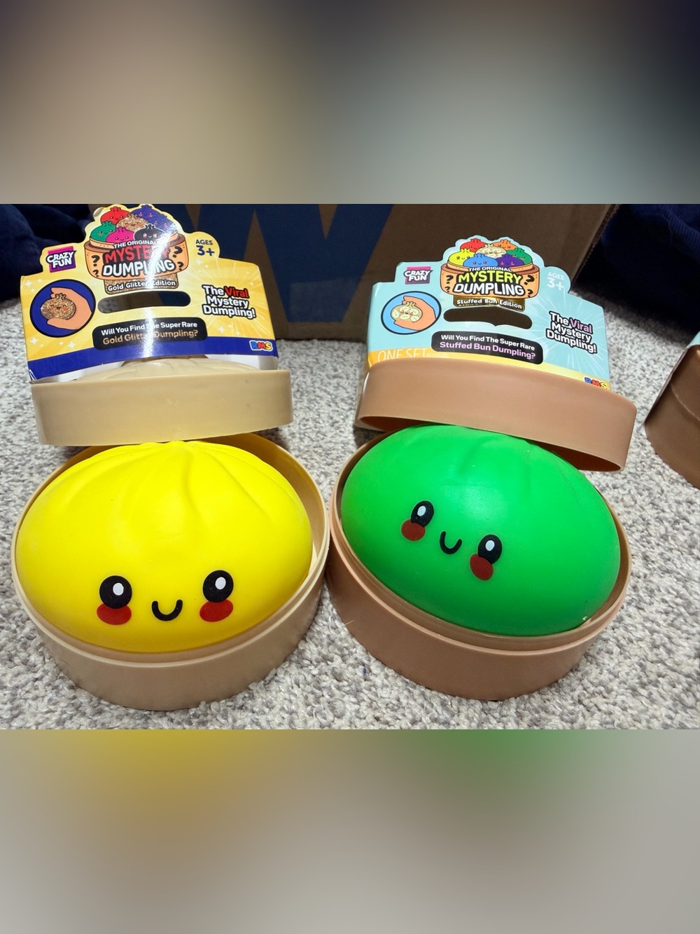 Set of 2 RMS dumplings - Yellow & Green